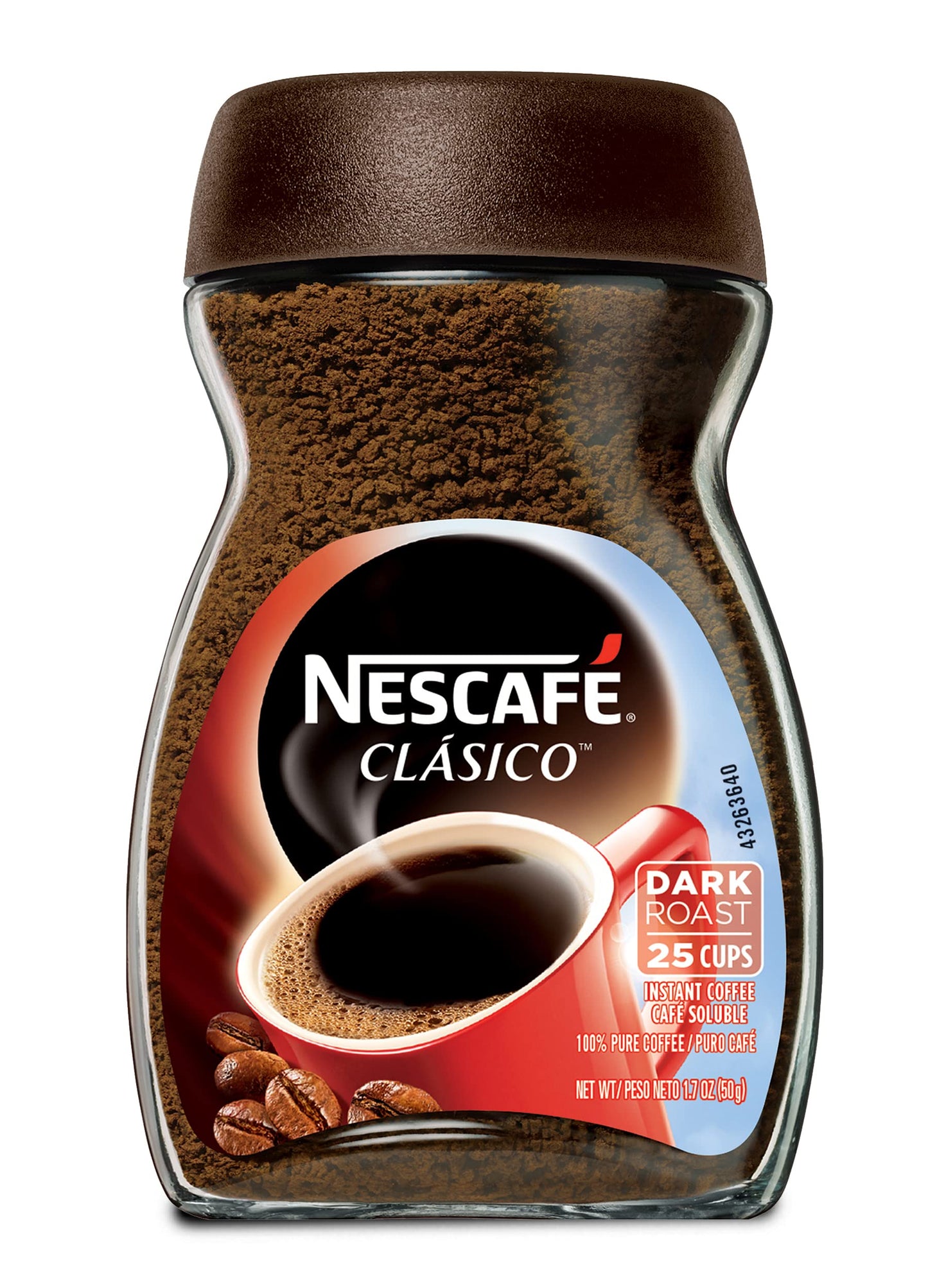 NESCAFE CLASICO Instant Coffee 1.7 oz. Jar (Pack of 3)