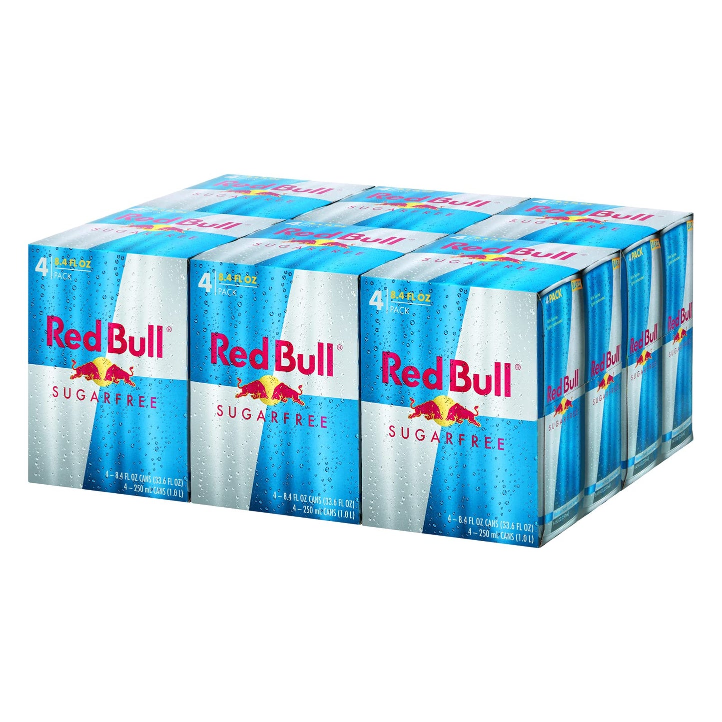 Red Bull Sugarfree Energy Drink, 8.4 Fl Oz, 24 Cans (6 Packs of 4)