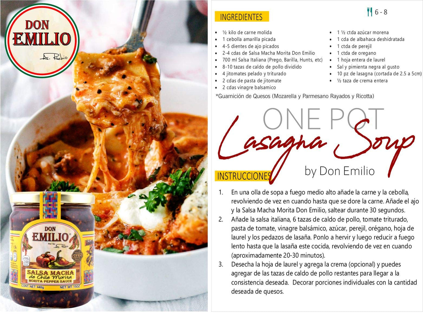 Don Emilio "Salsa Macha" Morita 15 oz by Don Emilio