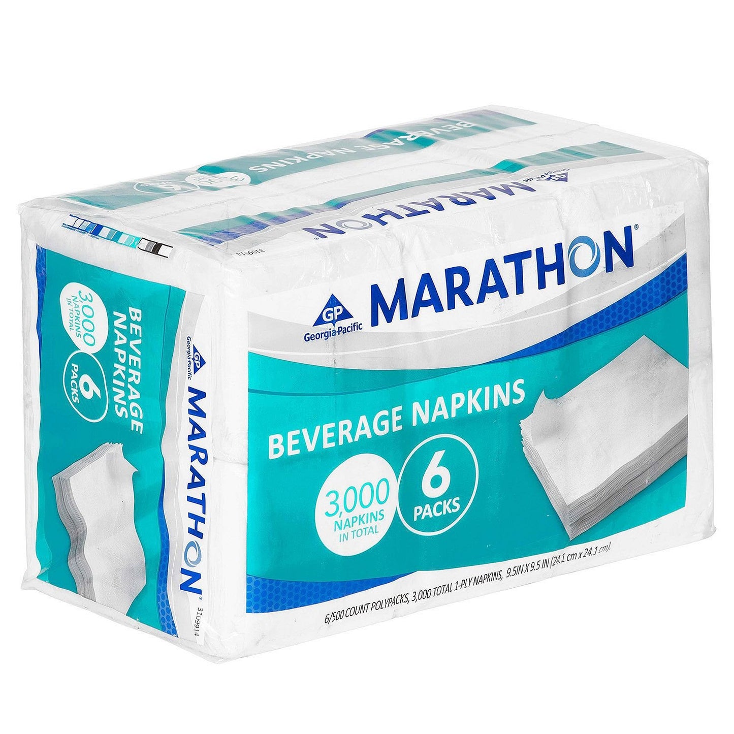 Marathon Beverage Napkins - 3,000 Count