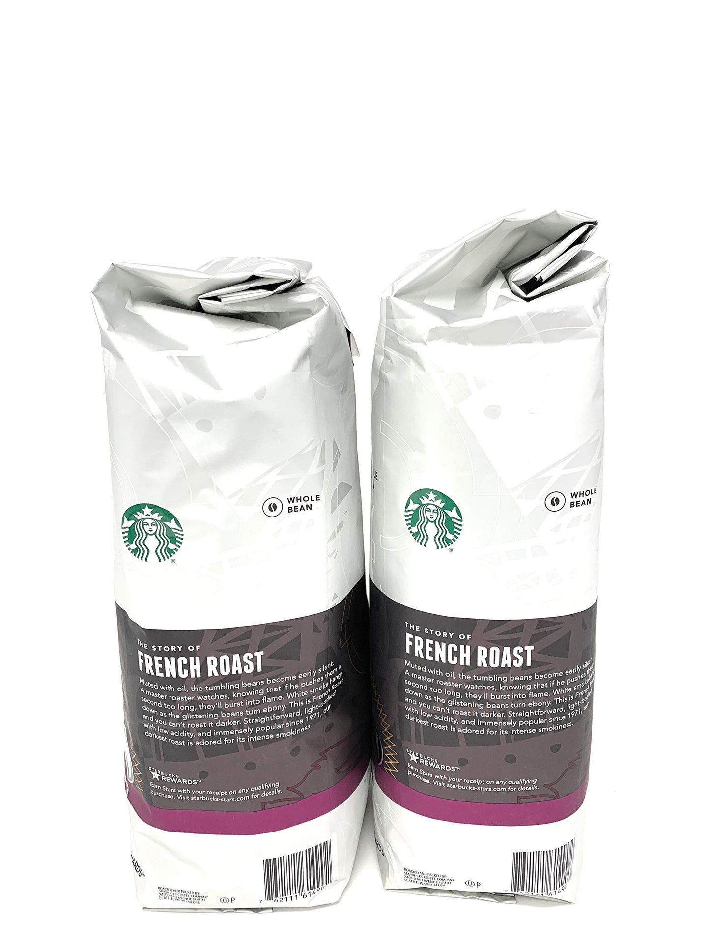2 Packs of 40 Oz Starbucks French Roast Whole Bean Coffee = 2 x 40 Oz = 80 Oz