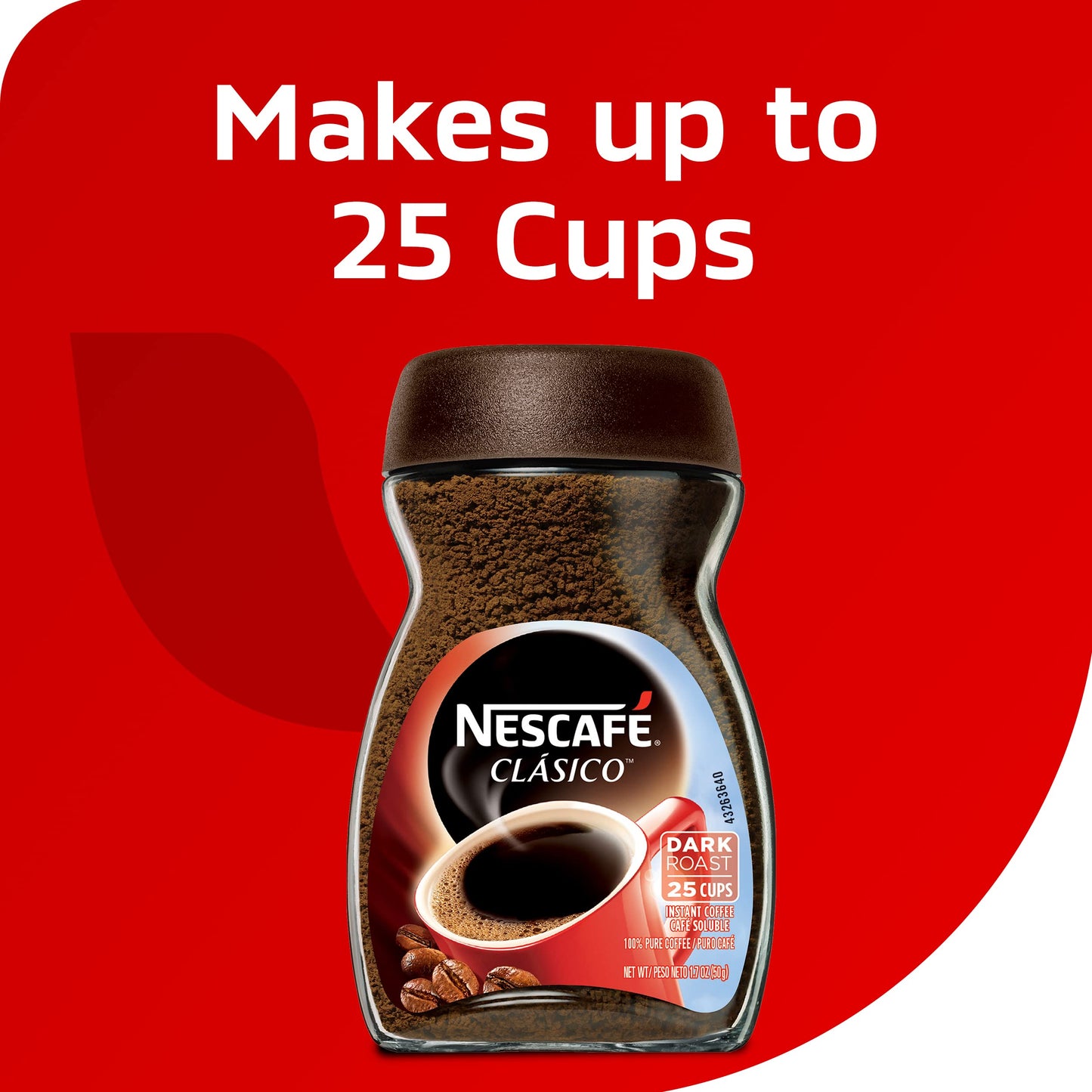 NESCAFE CLASICO Instant Coffee 1.7 oz. Jar (Pack of 3)