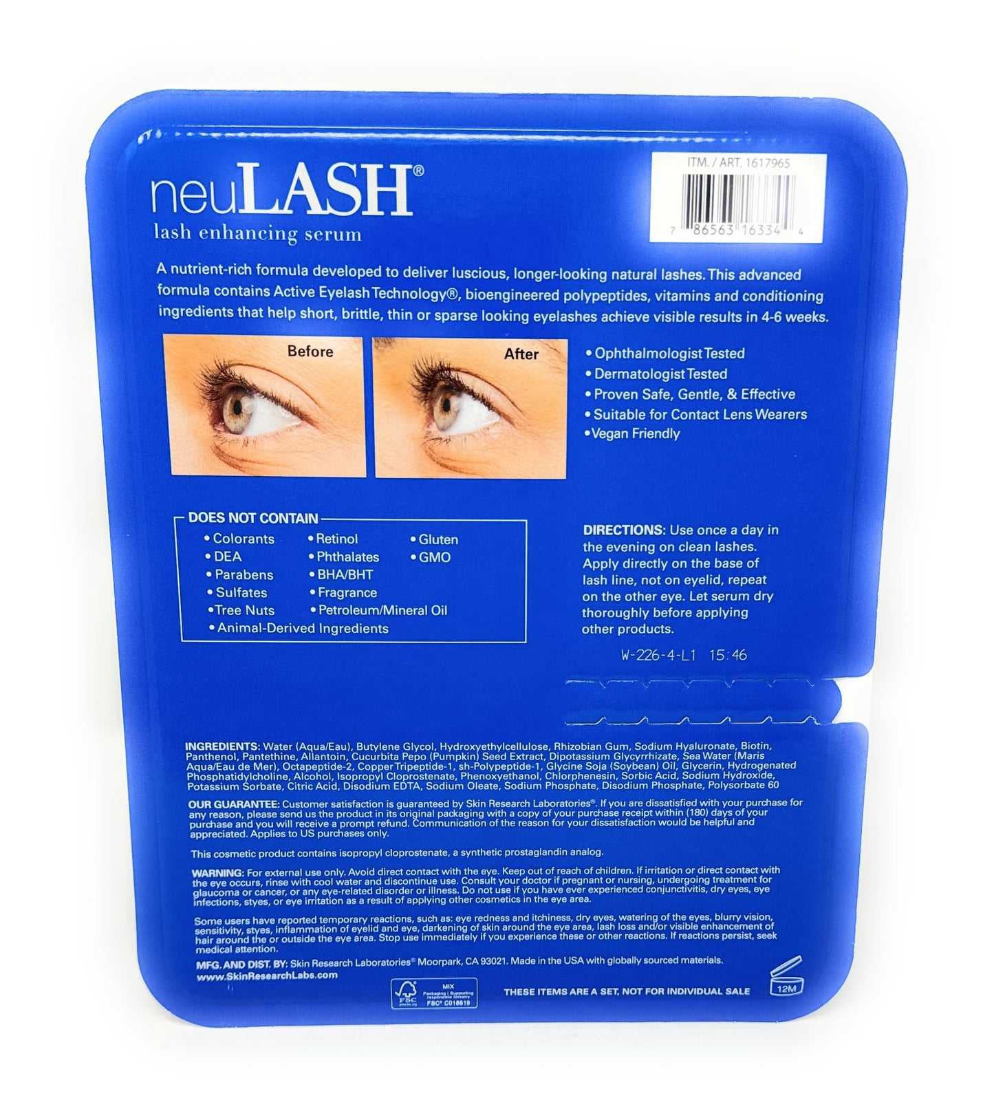 Lash enhancing serum