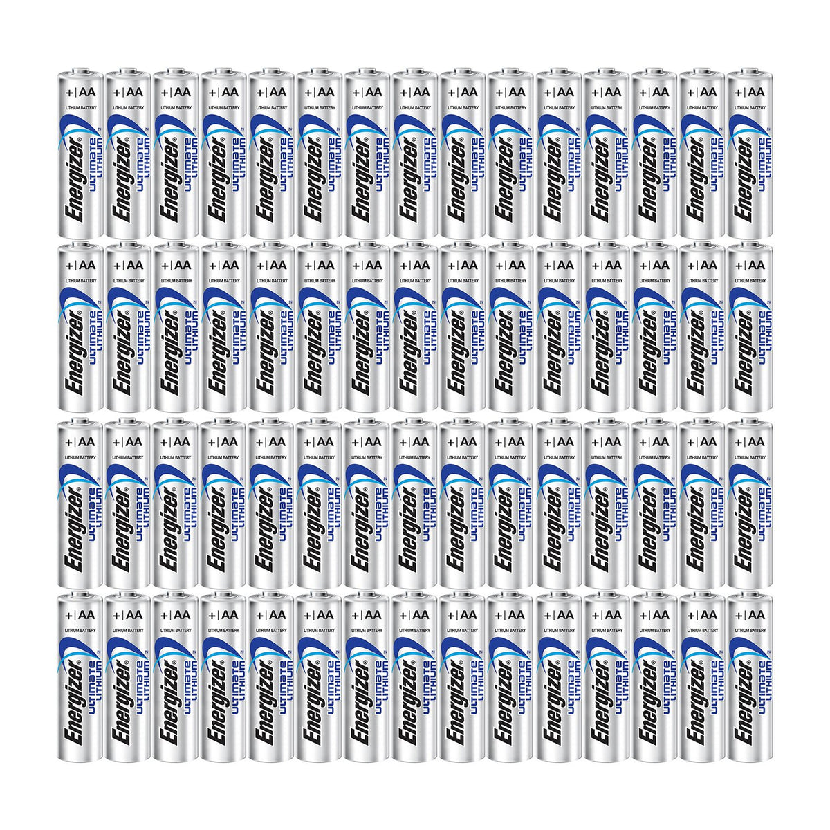 Energizer 60AA Ultimate Lithium Long Lasting Leakproof Batteries