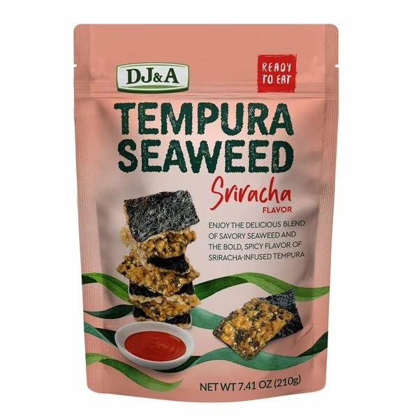DJ & A Tempura Siracha Flavored Seaweed, 7.41 Ounce