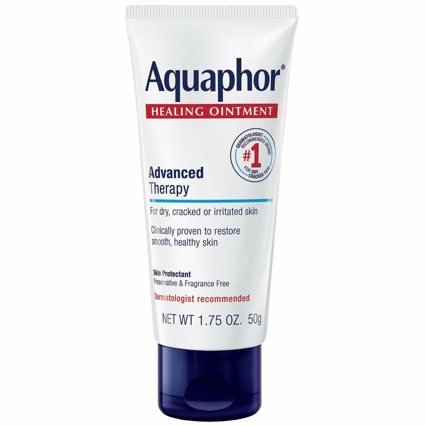 Aquaphor Advanced Therapy Healing Ointment, 1.75 Ounce (Pack of 4)