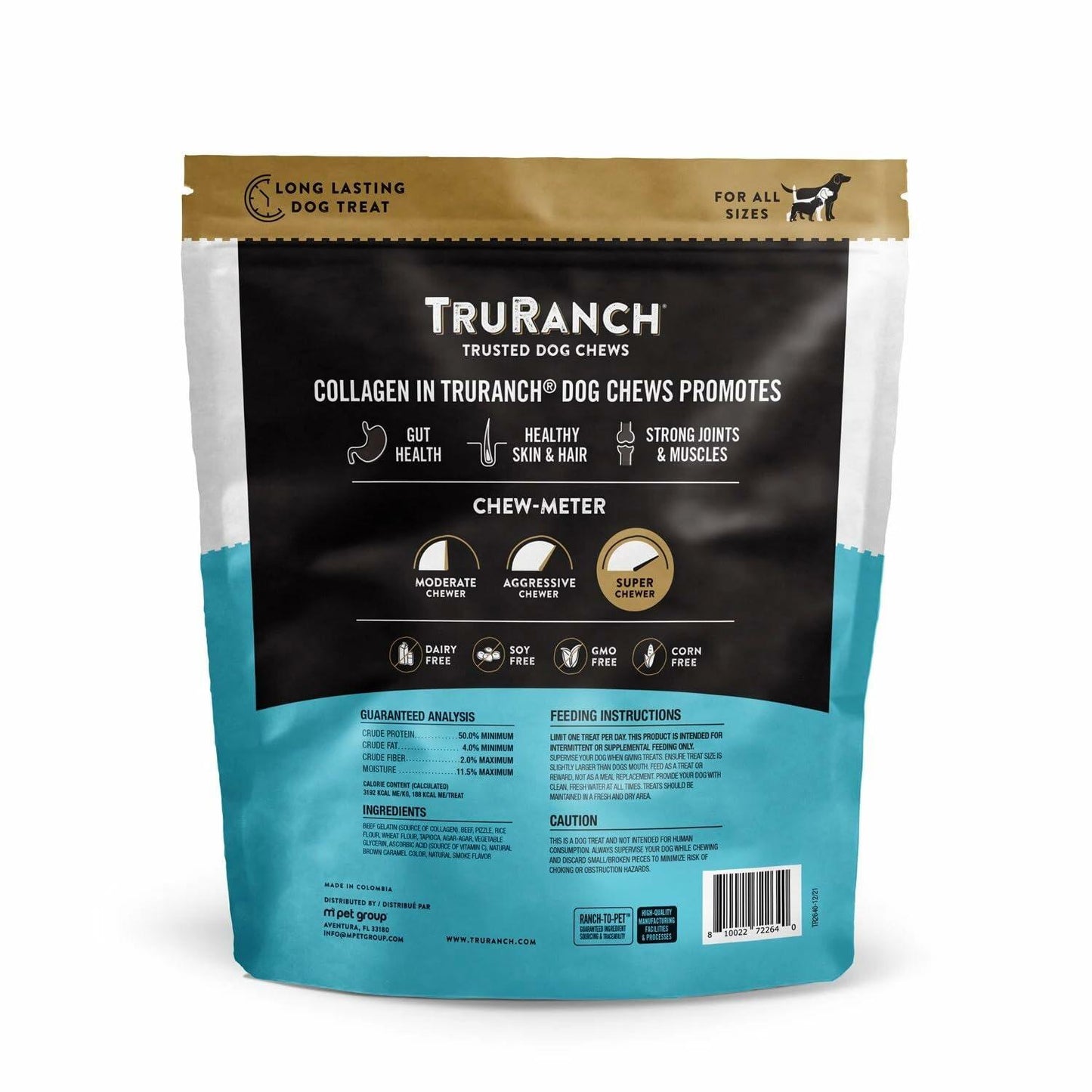 TruRanch Collagen 6" Bully Rolls, 24 Count