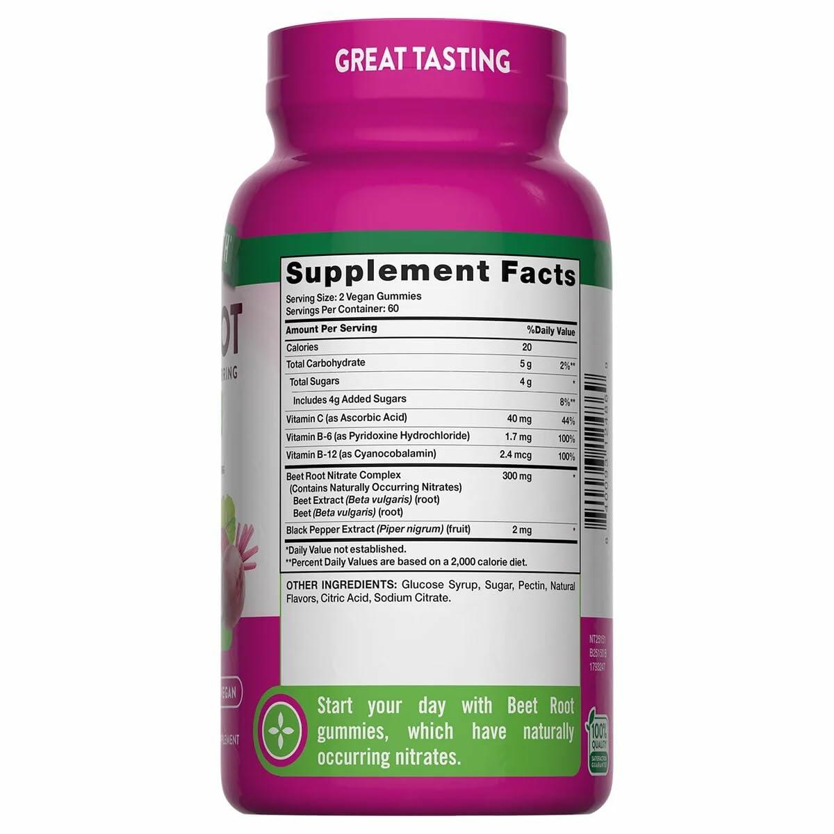 Nature's Truth Beet Root, 120 Gummies