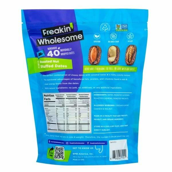 Freakin' Wholesome Assorted Nut-Filled Dates, 11.11 Ounce