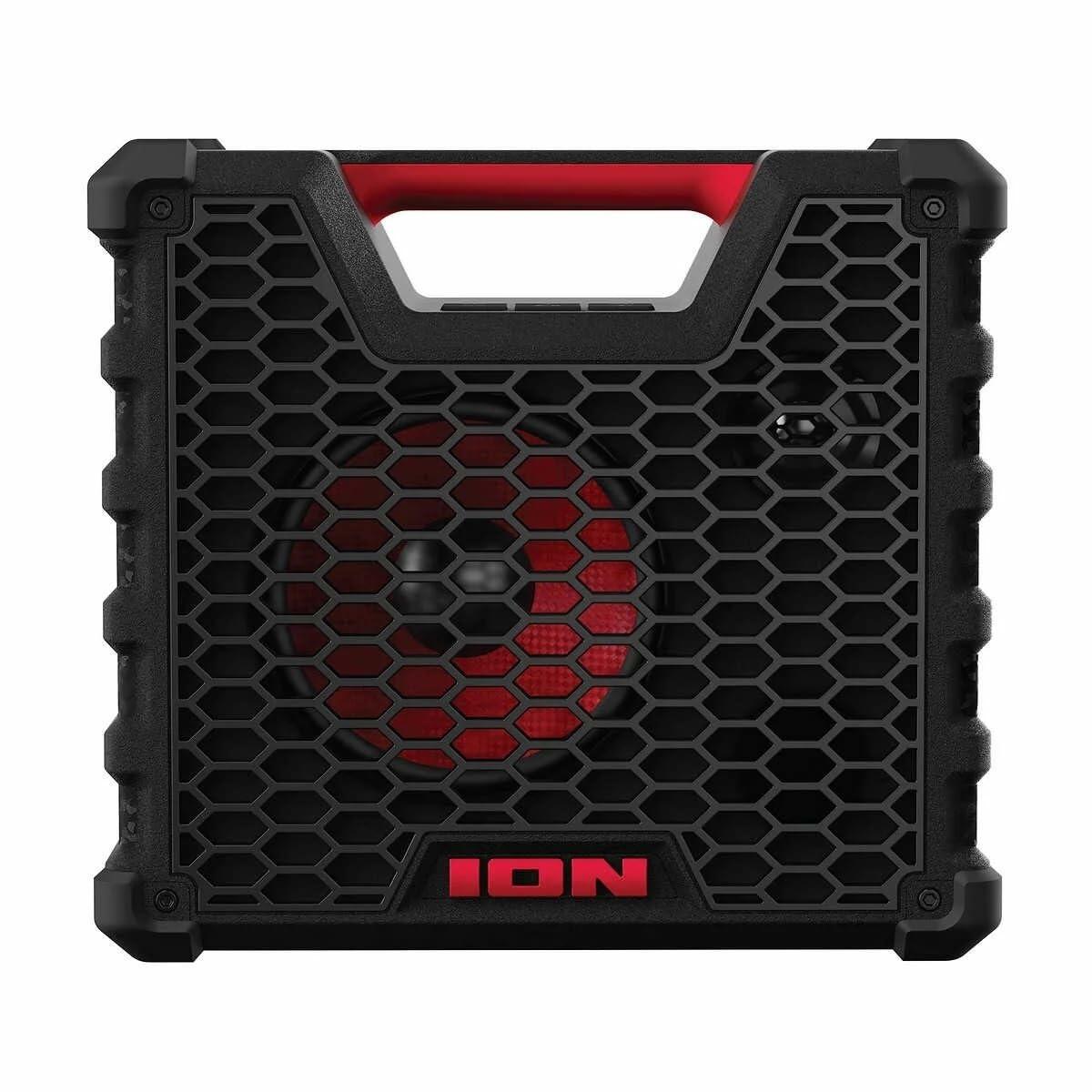 Ion Audio Tailgater Tough - Rugged Portable All-Weather Wireless Bluetooth Speaker, IPX5 Water-Resistant, Outdoor Weather-Resistant Speaker, 65W