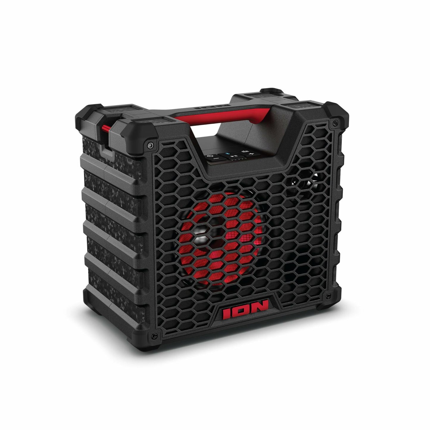 Ion Audio Tailgater Tough - Rugged Portable All-Weather Wireless Bluetooth Speaker, IPX5 Water-Resistant, Outdoor Weather-Resistant Speaker, 65W