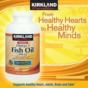 Omega-3 Fish Oil Concentrate 1,000 Mg., 400 Softgels