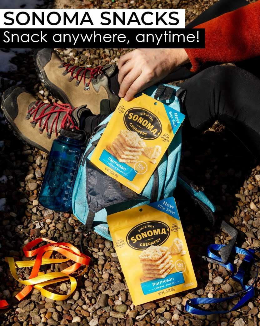 Sonoma Creamery - Pizza Crisps, Pepperoni, 9.5 Oz (1 Count) | Savory Snack Cracker | High Protein | Low Carb | Gluten Free | Wheat Free |Keto Friendly