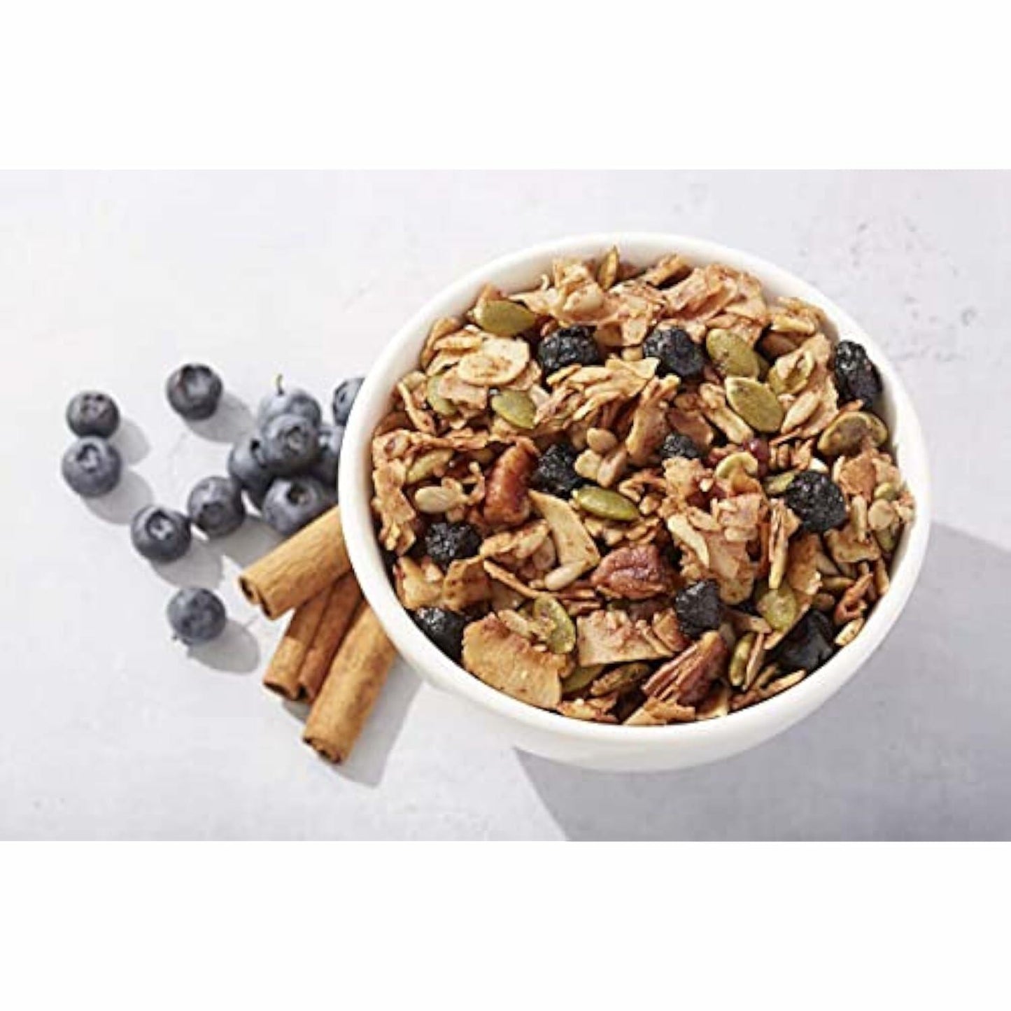 Low Karb NuTrail, Keto Blueberry Nut Granola Healthy Breakfast Cereal, Low Carb Snacks & Food, Almonds, Pecans, Coconut and More, 2g Net Carbs, 1.37 lb, 22 Oz