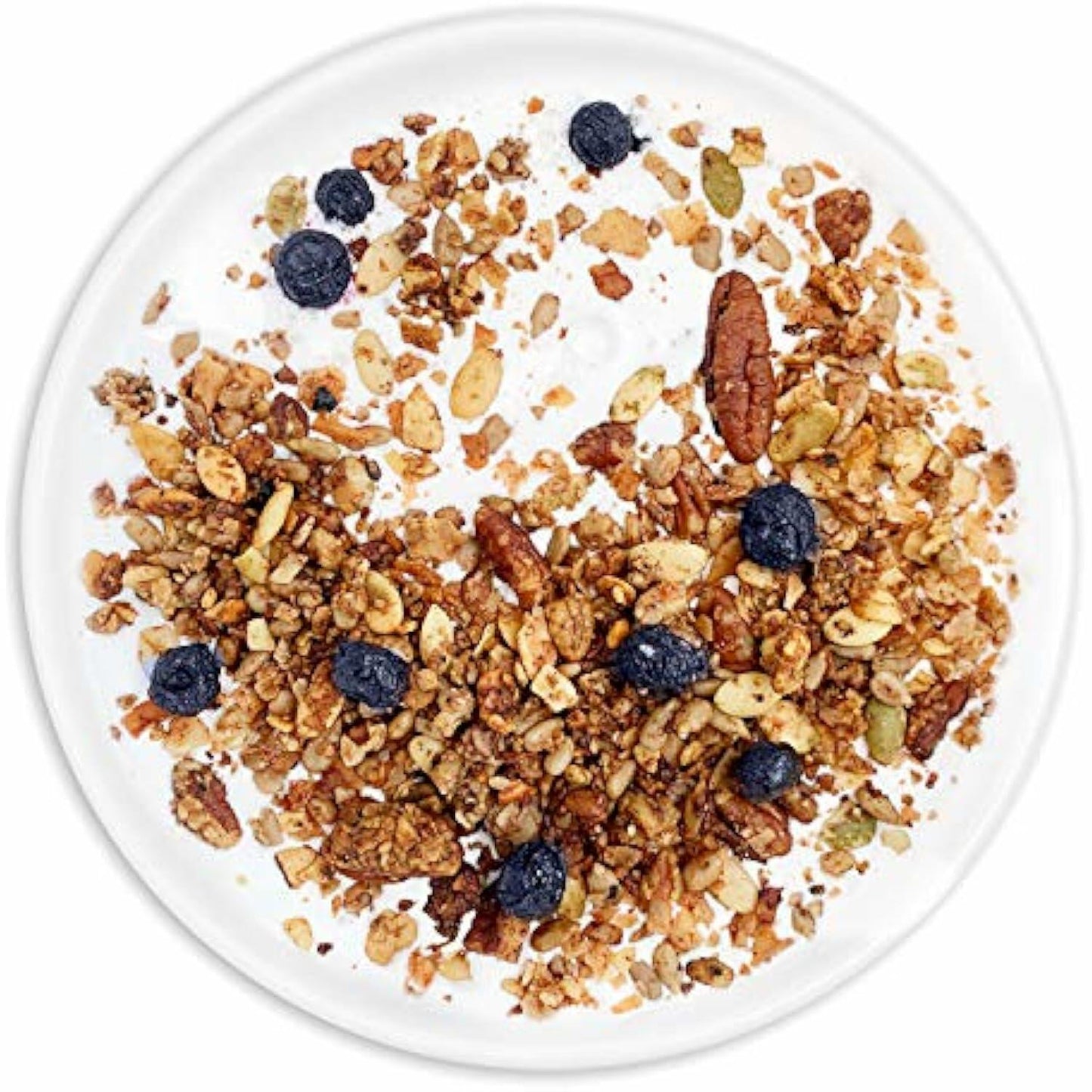 Low Karb NuTrail, Keto Blueberry Nut Granola Healthy Breakfast Cereal, Low Carb Snacks & Food, Almonds, Pecans, Coconut and More, 2g Net Carbs, 1.37 lb, 22 Oz