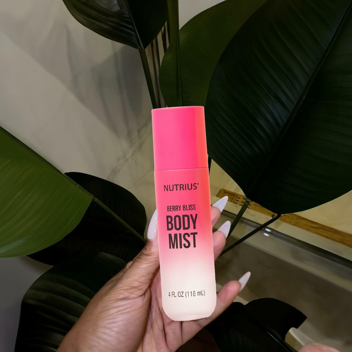 Nutrius Body Mist - Berry Bliss, 4 FL OZ - Refreshing and Hydrating Daily Fragrance