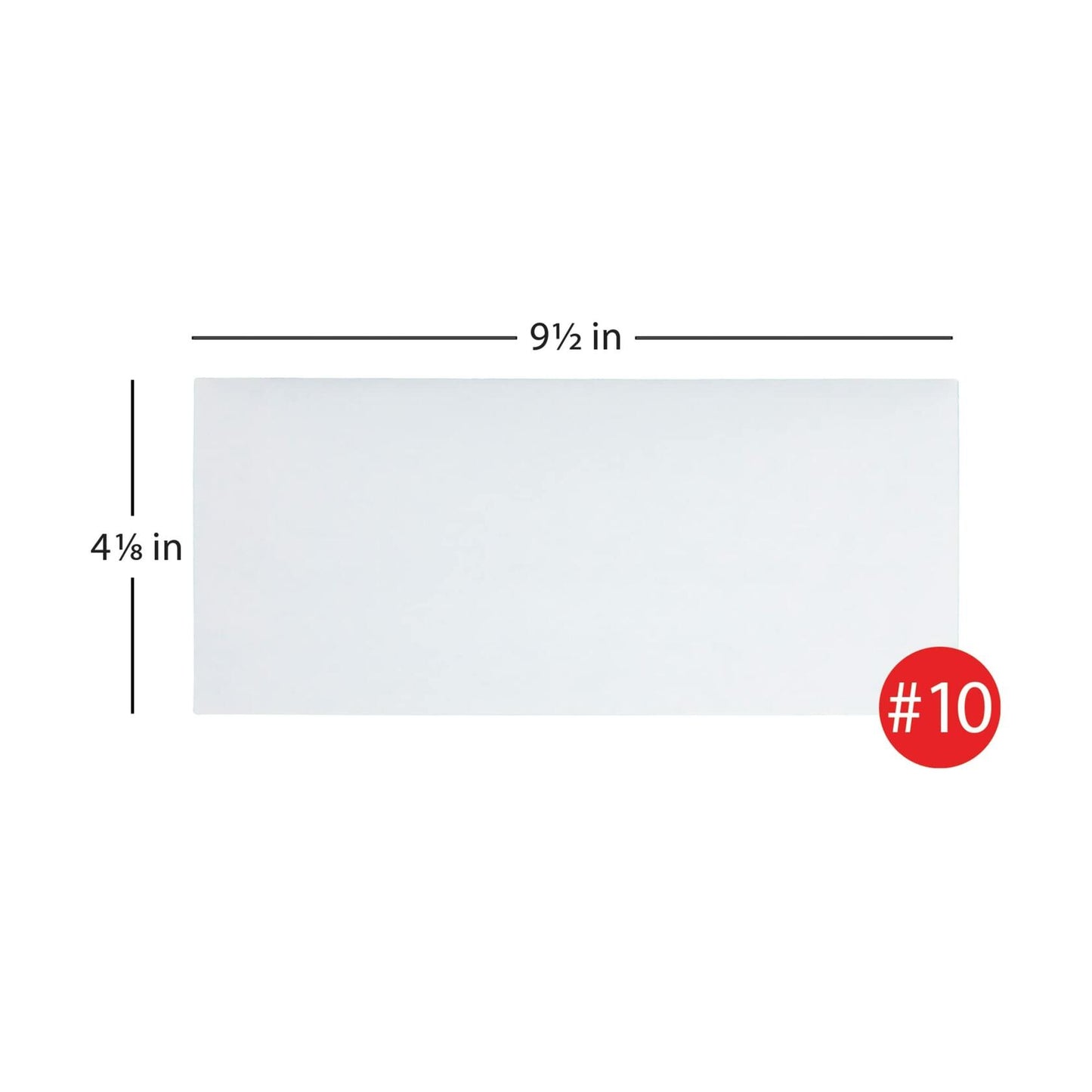 Office Depot All-Purpose Envelopes, #10 (4 1/8in. x 9 1/2in.), White, Box Of 500, 12010