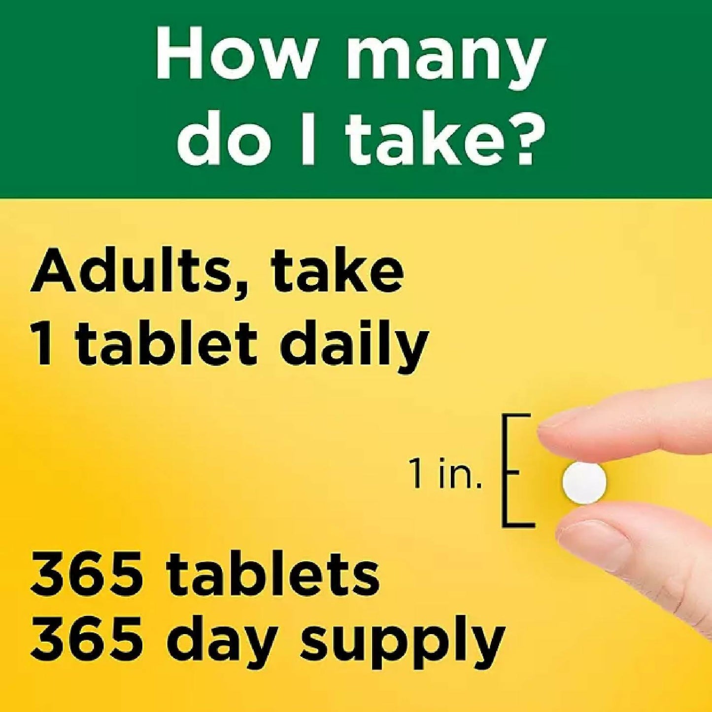 Nature Made Iron 65 mg (from Ferrous Sulfate) Tablets for Red Blood Cell Formation (365 ct.).