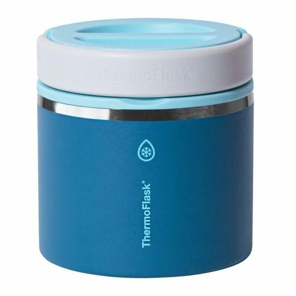 Thermoflask 20 oz Insulated Food Jar, 2-Pack, Pink and Blue, Hot 12 Hours Cold 24 Hours (Pink and Blue)