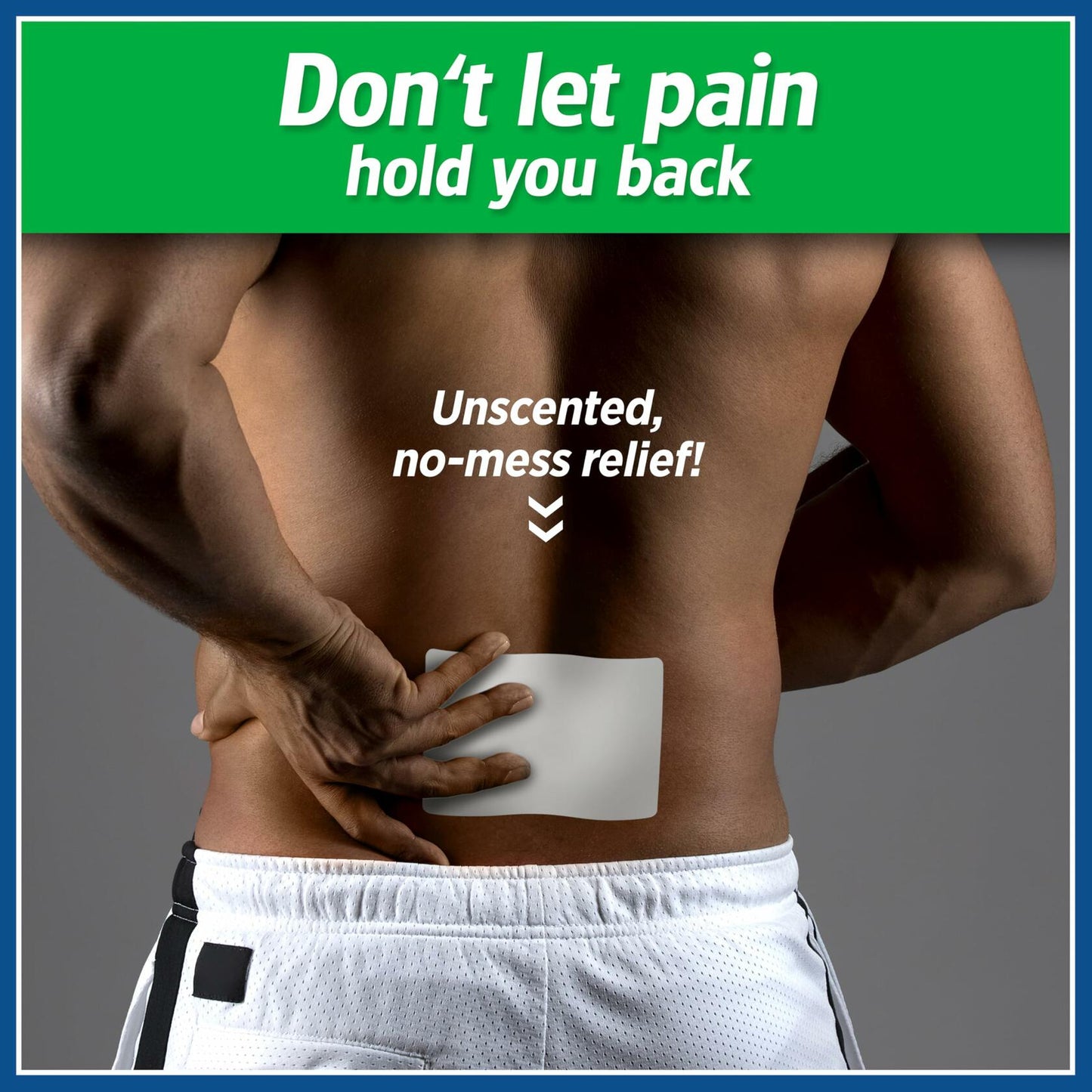 Salonpas Lidocaine 4% Pain Relieving Gel-Patch, 6 Count, for Back, Neck, Shoulder, Knee & Elbow Pain