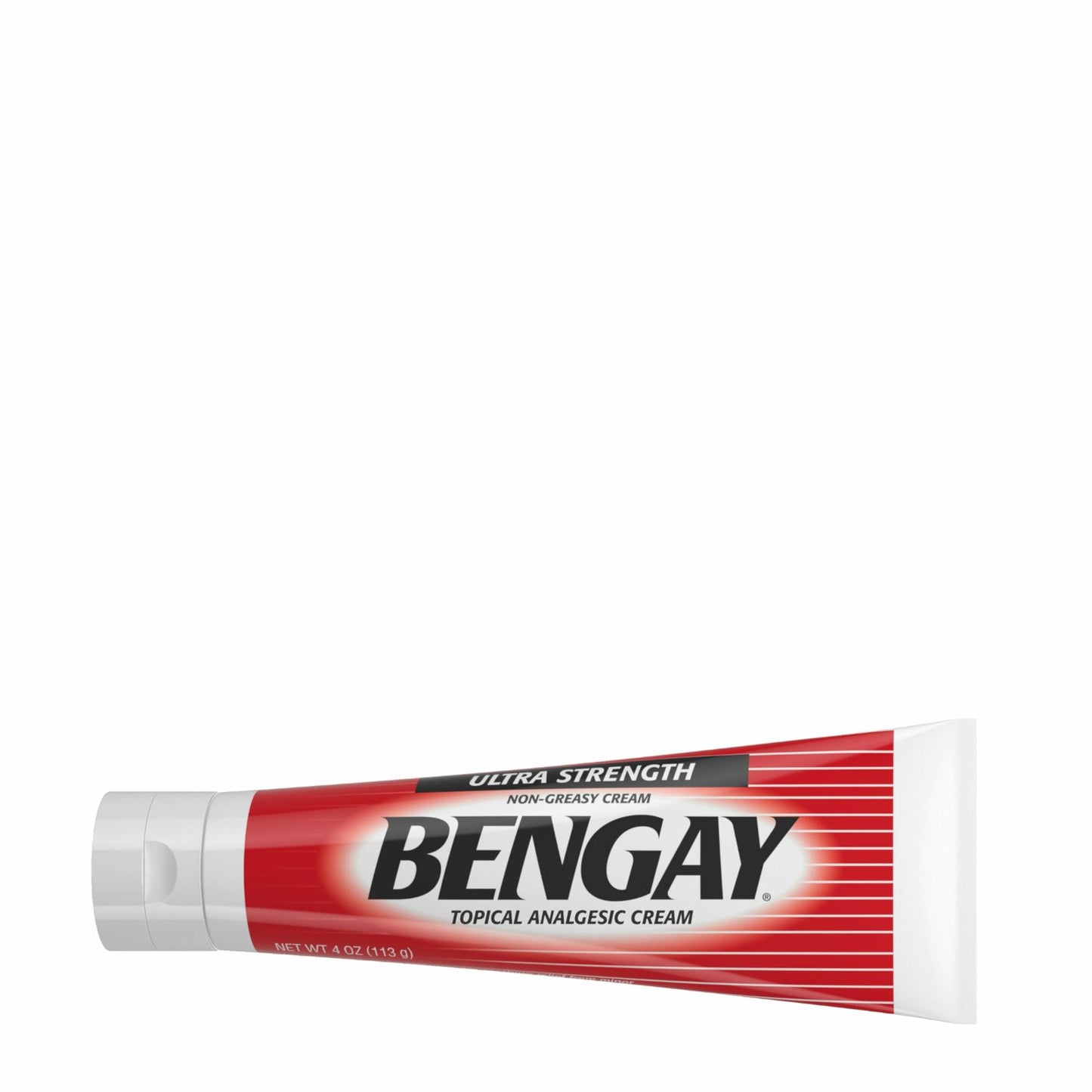 Bengay Ultra Strength Topical Pain Relief Cream, Non-Greasy Topical Analgesic for Minor Arthritis, Muscle, Joint and Back Pain, Camphor, Menthol and Methyl Salicylate, 4 OZ