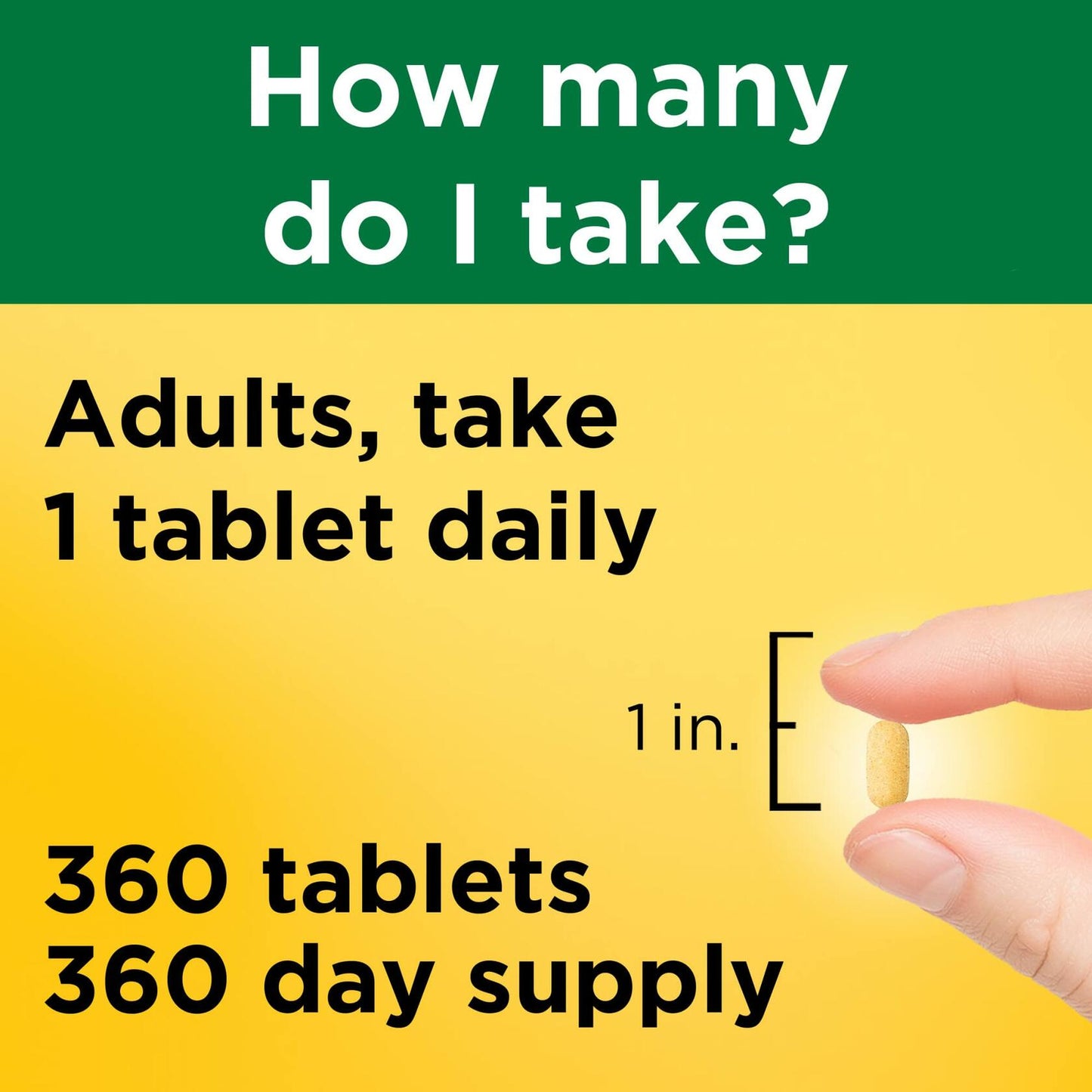 Nature Made Super B Complex with Vitamin C and Folic Acid, Dietary Supplement for Immune Support, 360 Tablets, 360 Day Supply