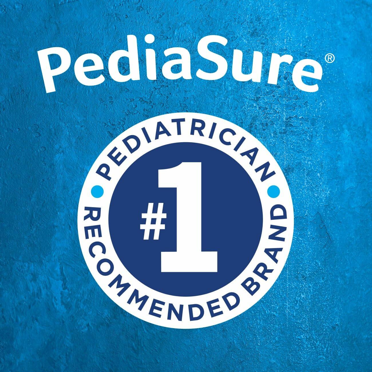 PediaSure Grow & Gain with Immune Support, 27 Minerals & Vitamins for Kids, 7g Protein, Non-GMO, Gluten-Free, Vanilla, 8-fl-oz Bottle, Pack of 6
