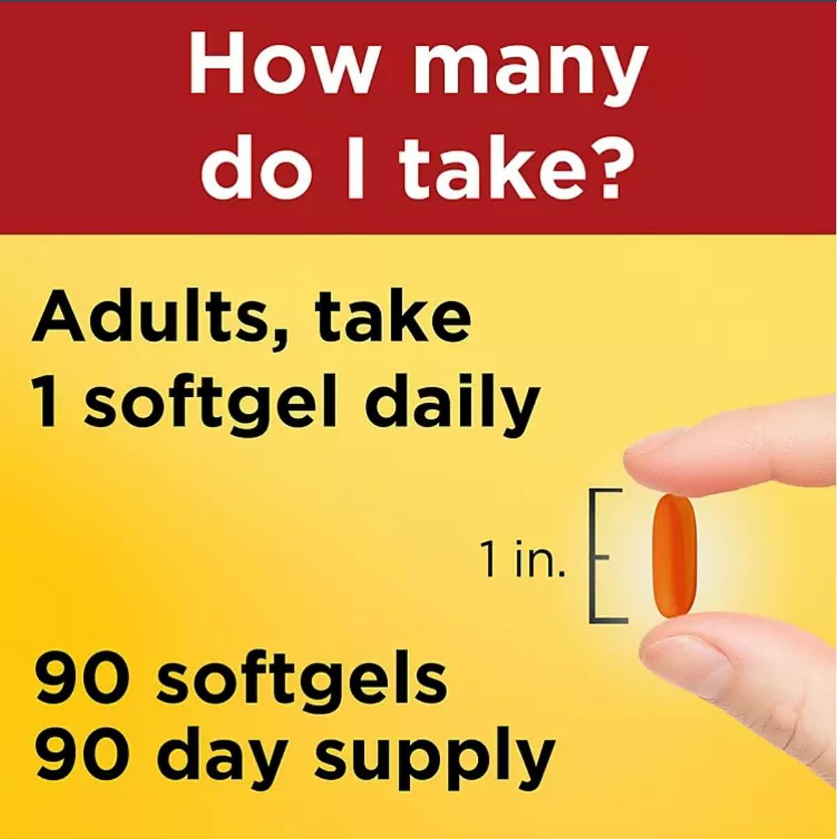 Nature Made CoQ10 (Coenzyme Q 10) 400 mg. Softgels 1 Pack