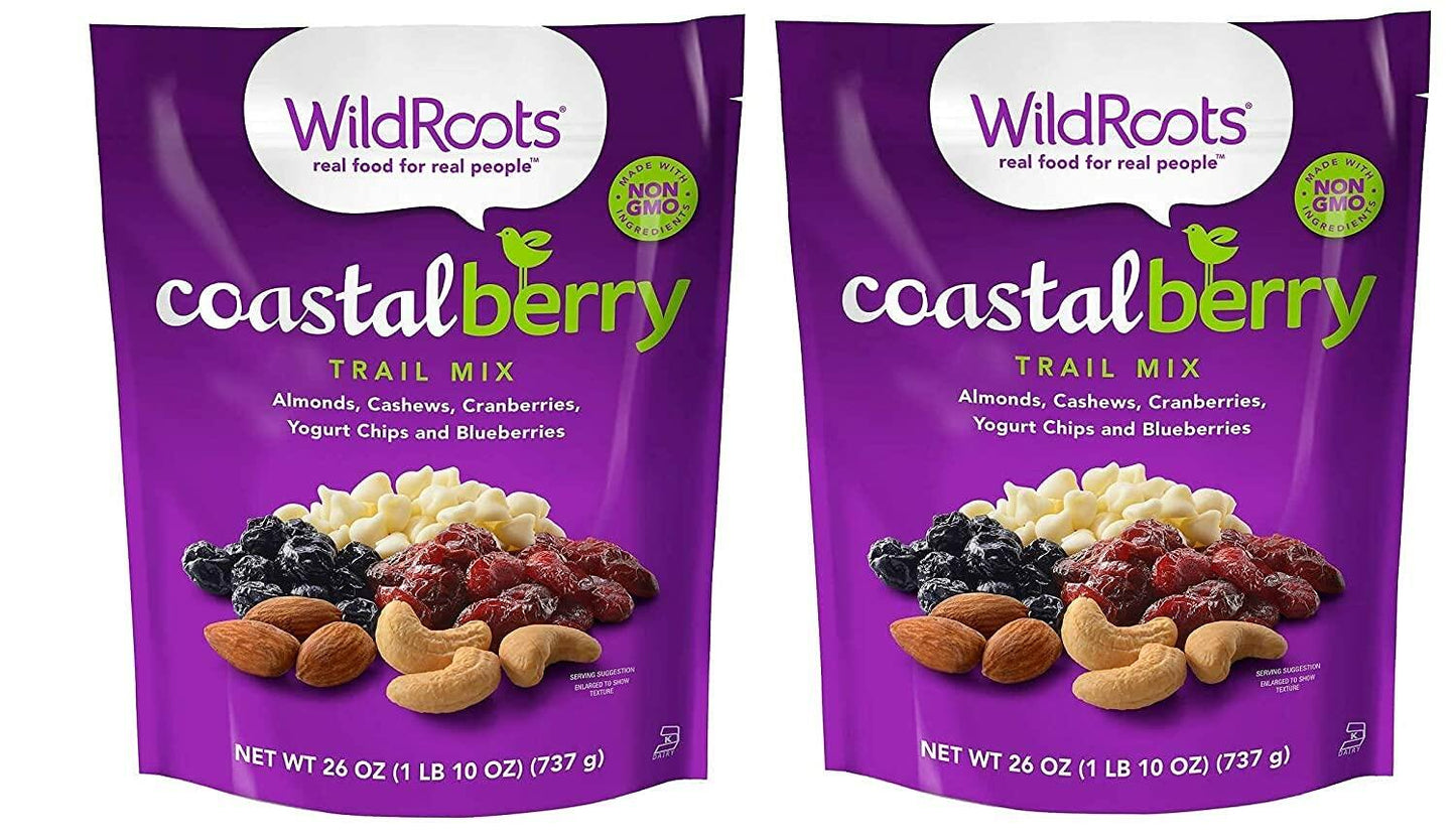 Wild Roots 100% Trail Mix Coastal Berry Blend (2 Pack - 26 Oz Ea) (NEW)