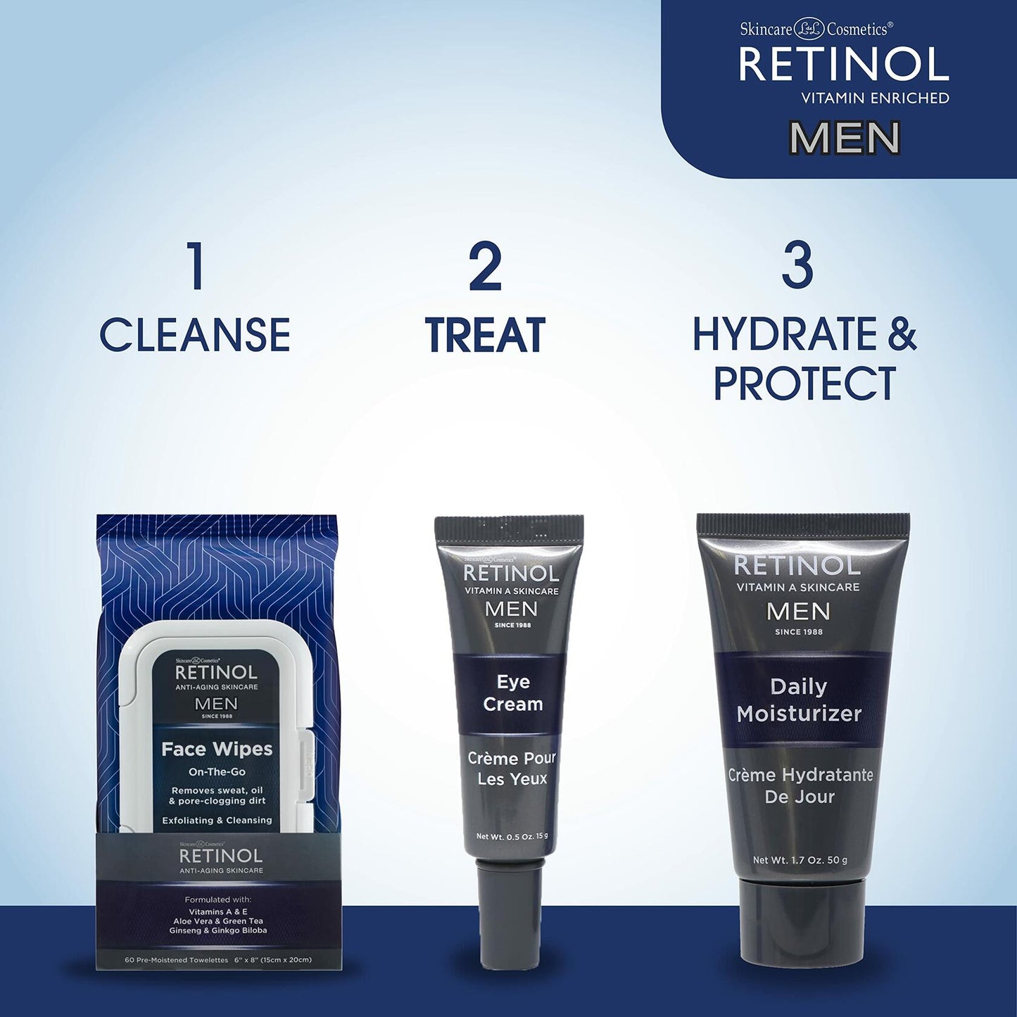 Retinol Men’s Eye Cream – The Original Retinol Eye Treatment For Men – Targets Under-Eye Area to Reduce Puffiness & Dark Circles, Boost Hydration & Drastically Minimize the Visible Signs Of Aging