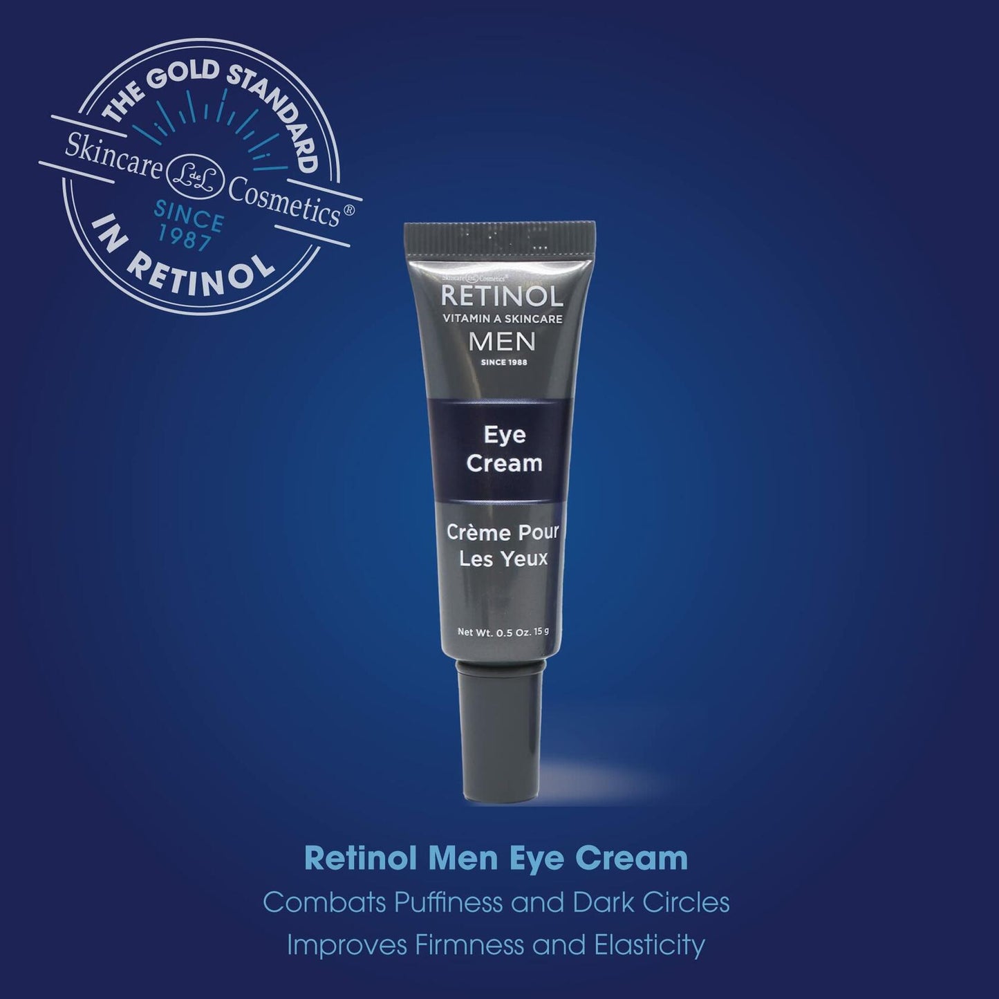 Retinol Men’s Eye Cream – The Original Retinol Eye Treatment For Men – Targets Under-Eye Area to Reduce Puffiness & Dark Circles, Boost Hydration & Drastically Minimize the Visible Signs Of Aging