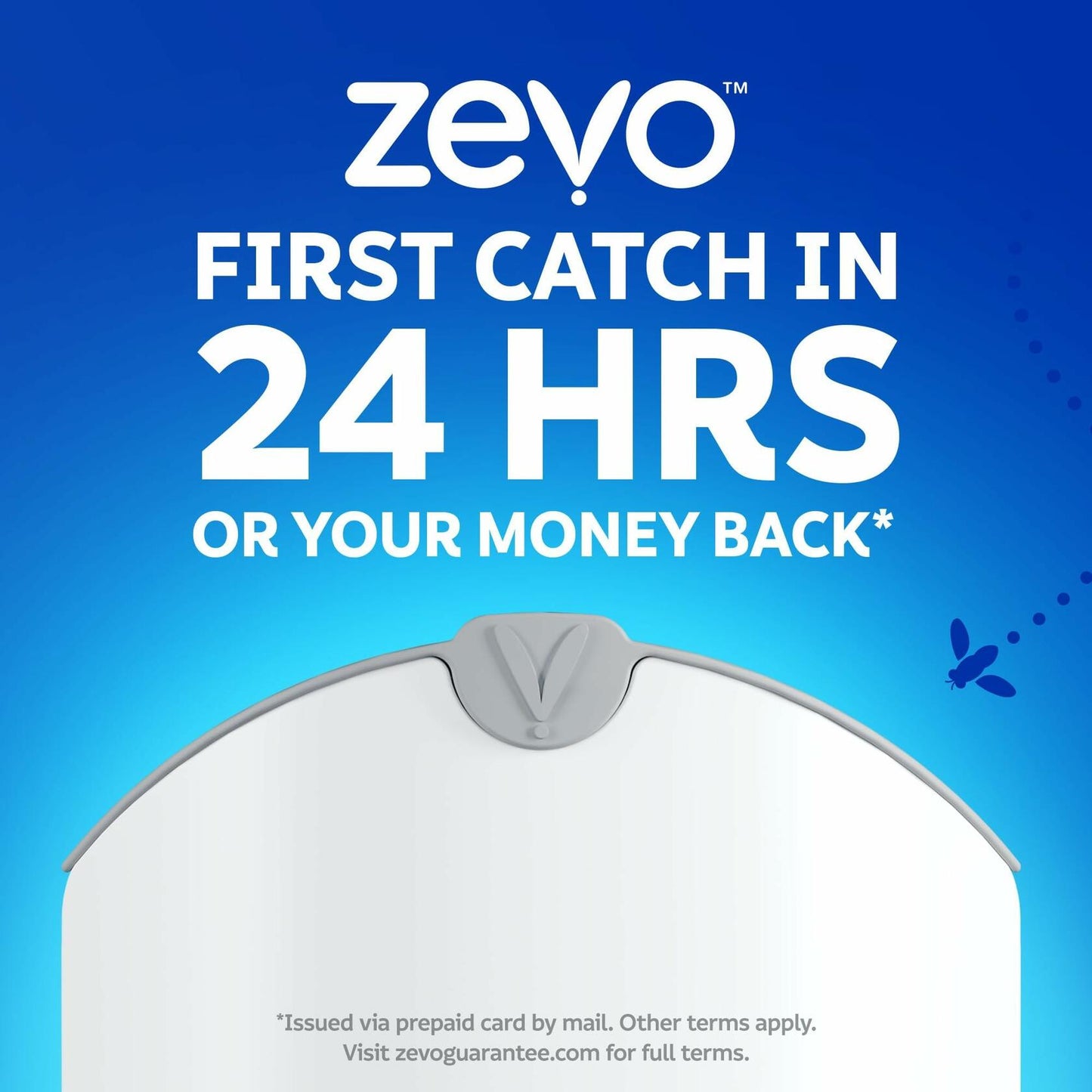 Zevo 2 Flying Insect Traps & 4 Cartridges - Plug In Fly Trap & Indoor Bug Catcher for Gnats, House & Fruit Flies - Mess-Free - Use in Any Room - Uses Blue & UV Light (2 Plug In Devices & 4 Cartridges)