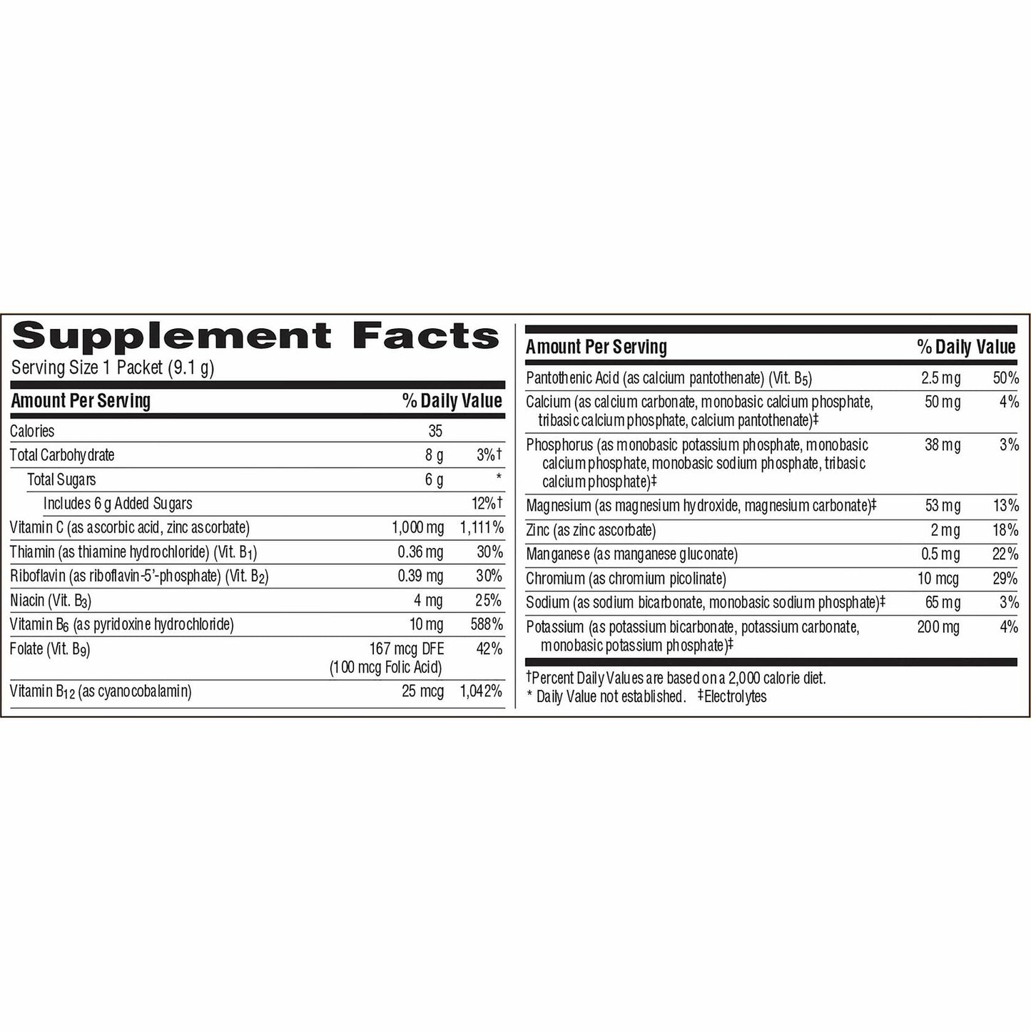 Emergen-C 1000mg Vitamin C Powder for Daily Immune Support Caffeine Free Vitamin C Supplements with Zinc and Manganese, B Vitamins and Electrolytes, Super Orange Flavor -60 Count(Pack of 1)