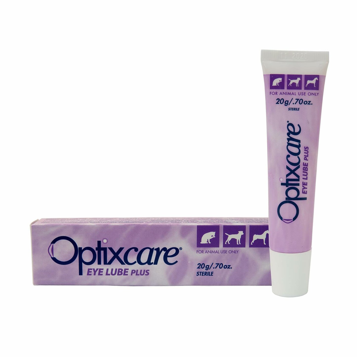 OptixCare Pet Eye Lube Plus + Hyaluron 20g for Dog Cat Horses