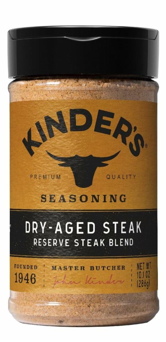 Dry-Aged Steak Seasoning, 10.1 oz, kinders, 2ct