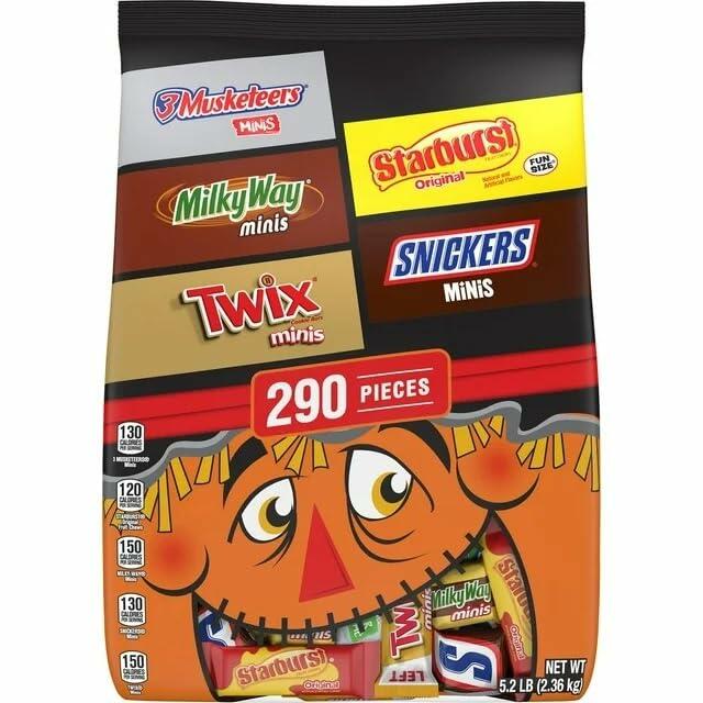 Mars Haloween Variety Pack Candy, 290 pcs.