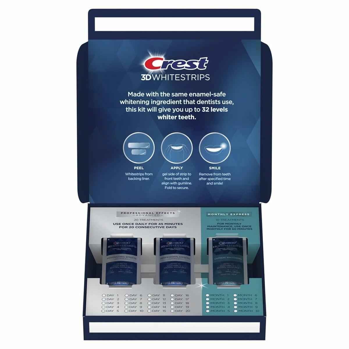 Crest 3D Whitestrips, 40 + 20 Strips