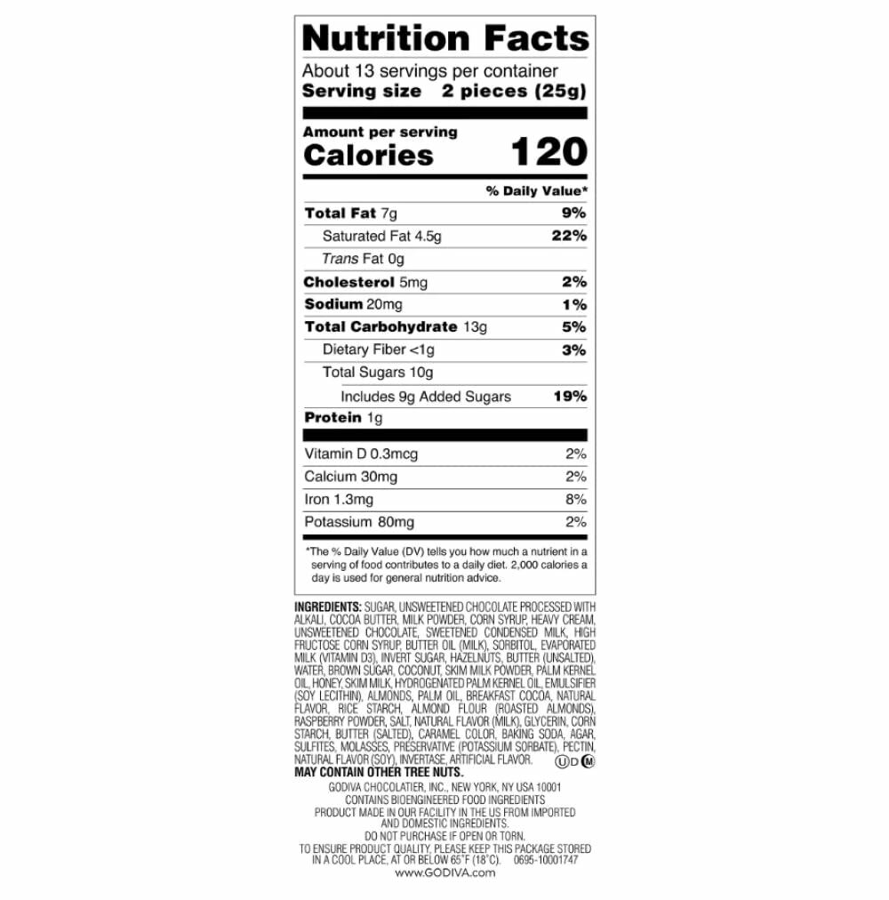 Godiva Premium Assorted Chocolates, 27-count