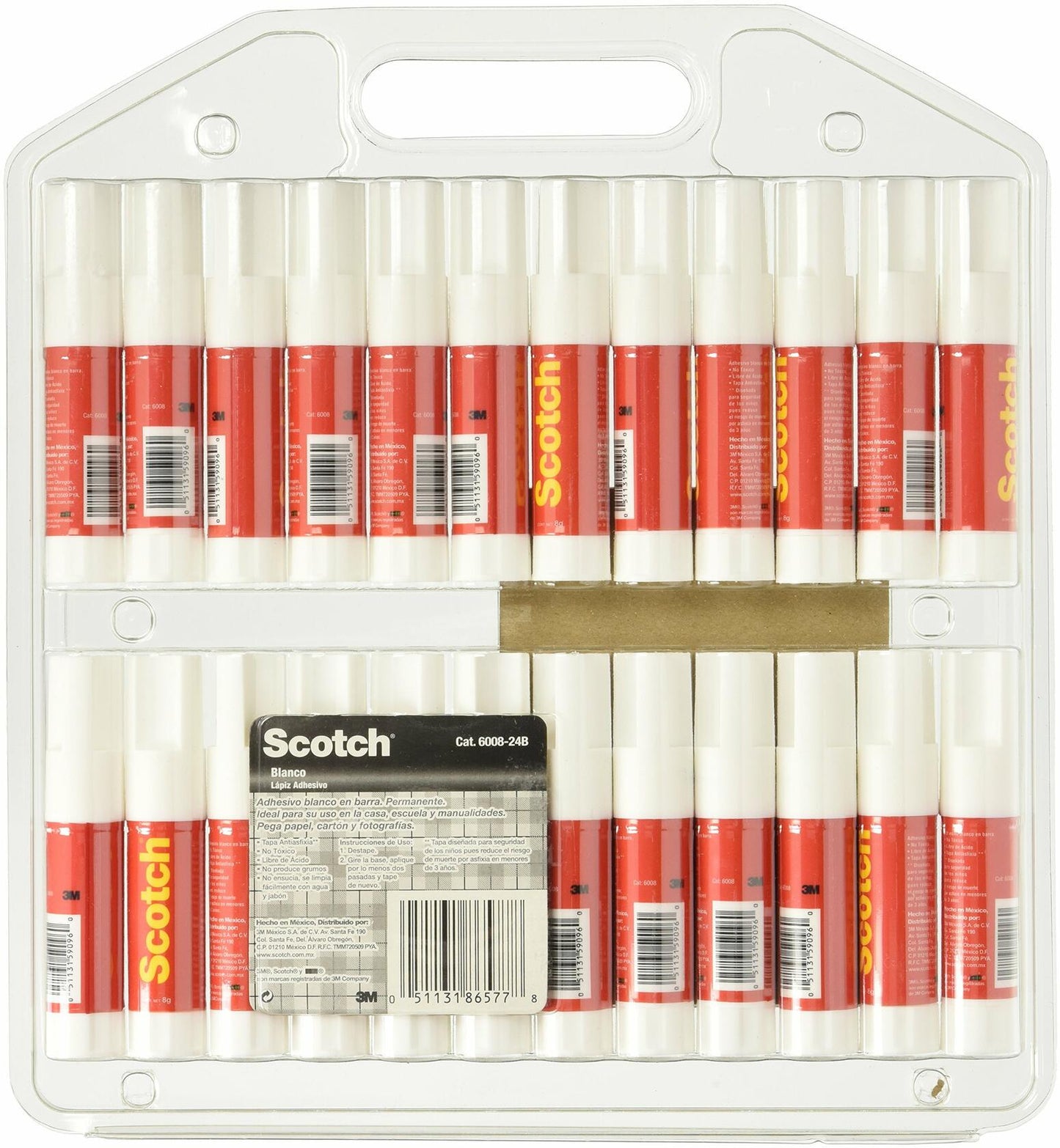 Scotch Permanent Glue Sticks, 0.28 oz, 24-Pack � Strong Adhesive, Acid-Free, Non-Toxic, Ideal for Paper and Craft Projects