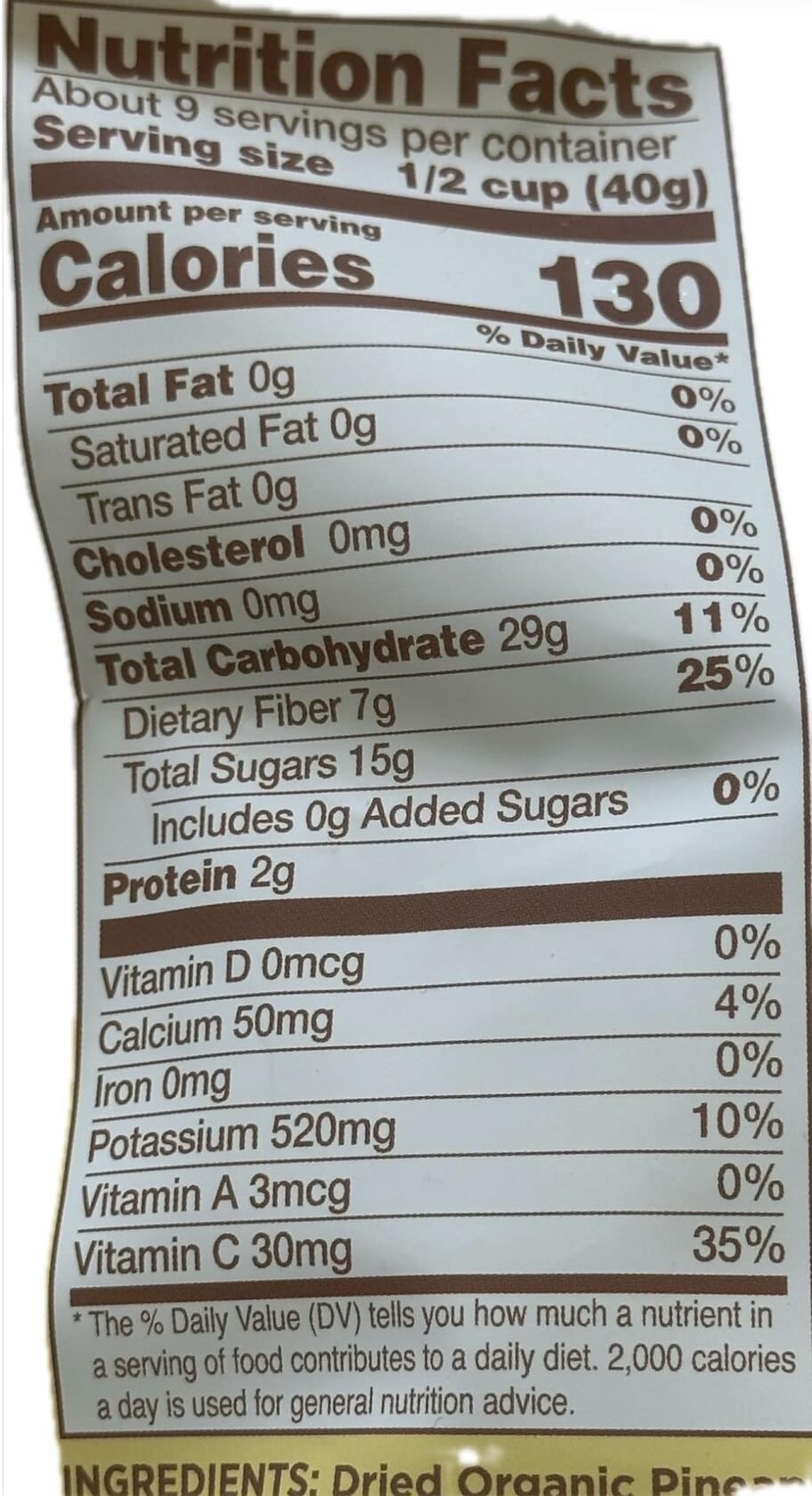RIND Snacks Chewy Dried Fruit � Tropical Blend with Skin-On Pineapple, Orange & Kiwi � Upcycled, No Added Sugar, High Fiber, 12oz Bag