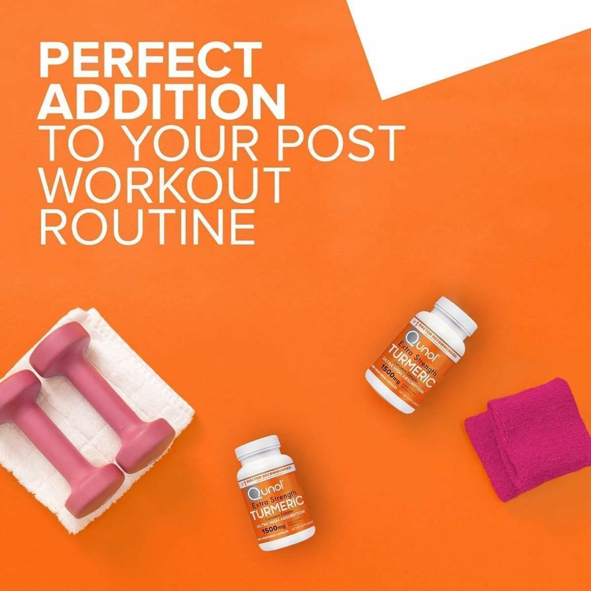 Turmeric Curcumin Supplement, Turmeric 1500mg with Ultra High Absorption, Extra Strength Capsules, 2 Month Supply, 180 Count