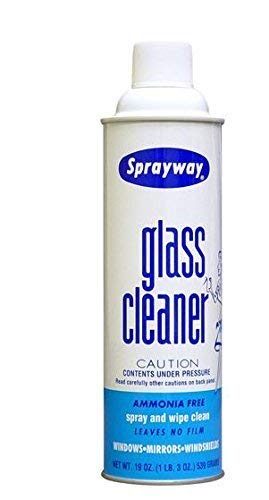 Sprayway 443331 Ammonia Free Glass Cleaner, 19 Oz. (4-Pack) (Packaging May Vary) by Sprayway