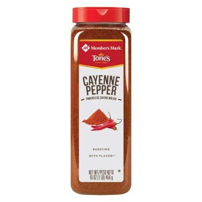 Member's Mark Ground Cayenne Pepper by Tone's 16 oz. A1