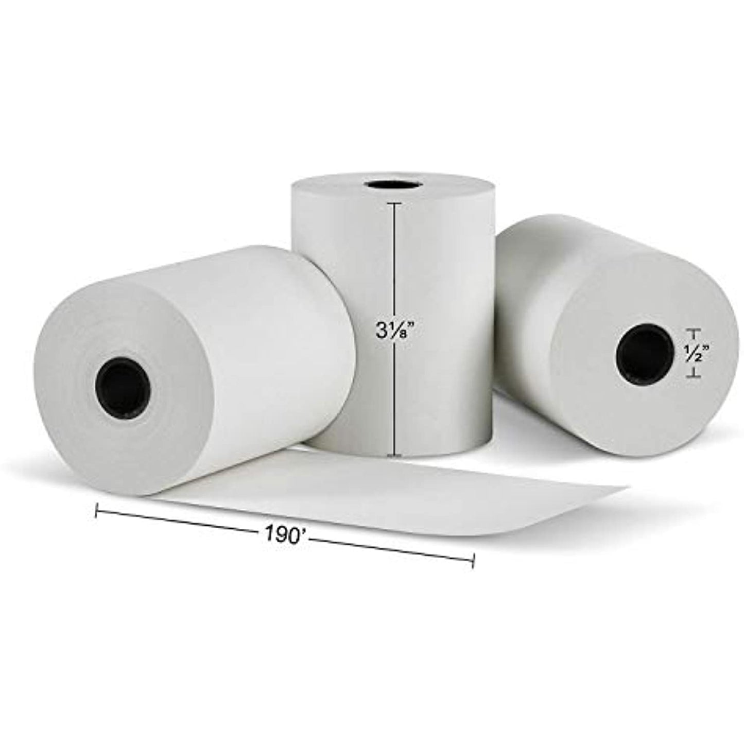 Member's Mark Thermal Receipt Paper Rolls, 3 1/8" X 190', 18 Rolls