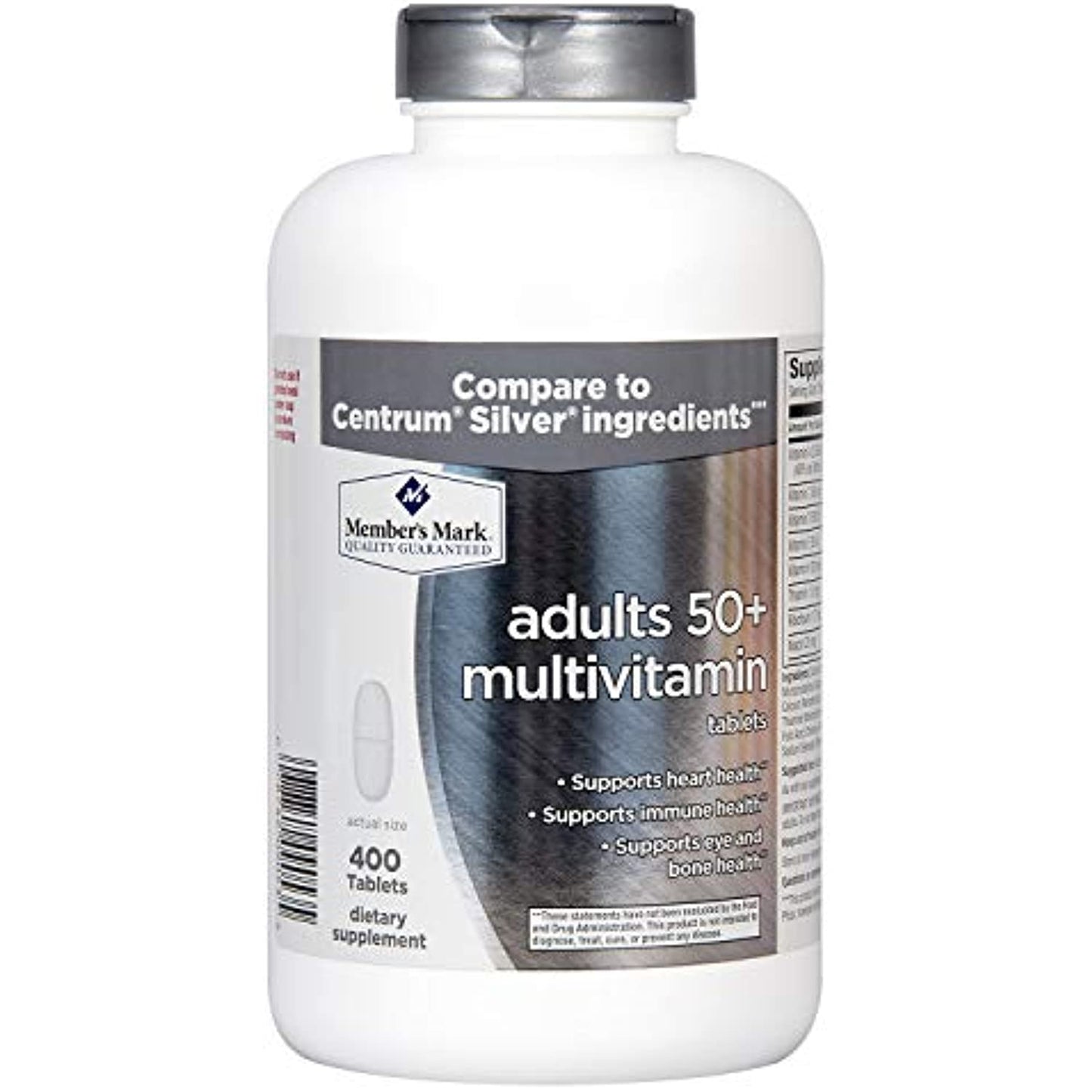 Member's Mark Daily Multivitamin (Adults 50+ Multivitamin 400 Count)