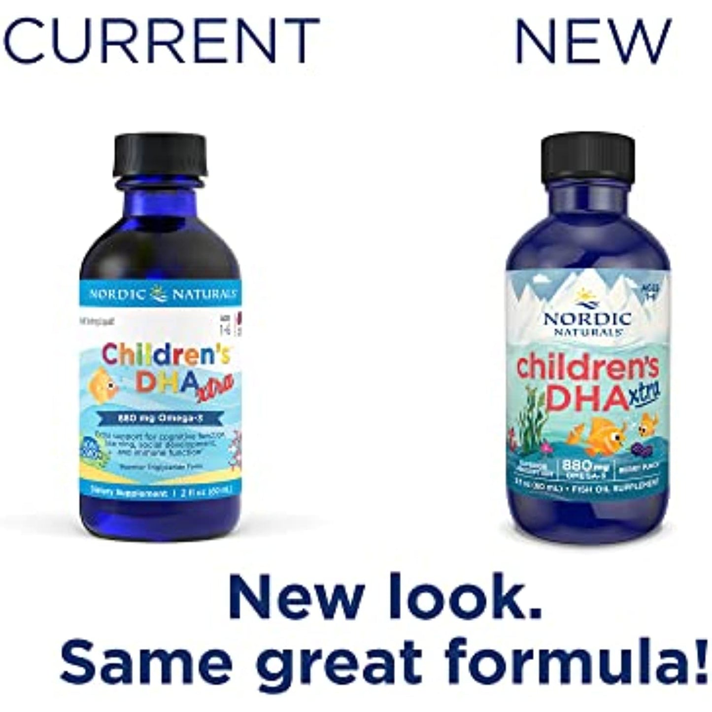 Nordic Naturals Children�s DHA Xtra, Berry Punch - 2 oz for Kids - 880 mg Total Omega-3s with EPA & DHA - Cognitive & Immune Function, Learning, Social Development - Non-GMO - 48 Servings