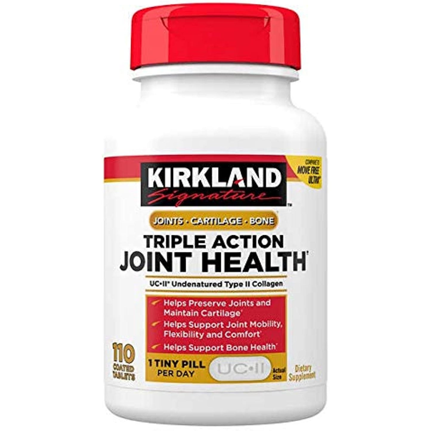 Kirkland Signature Expect More Triple Action Joint Health, 110 Coated Tablets