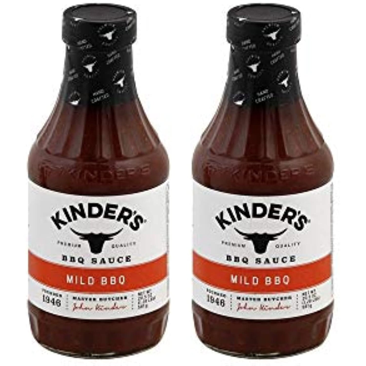 Kinder's Organic Mild BBQ Sauce 30 oz Pack of 2