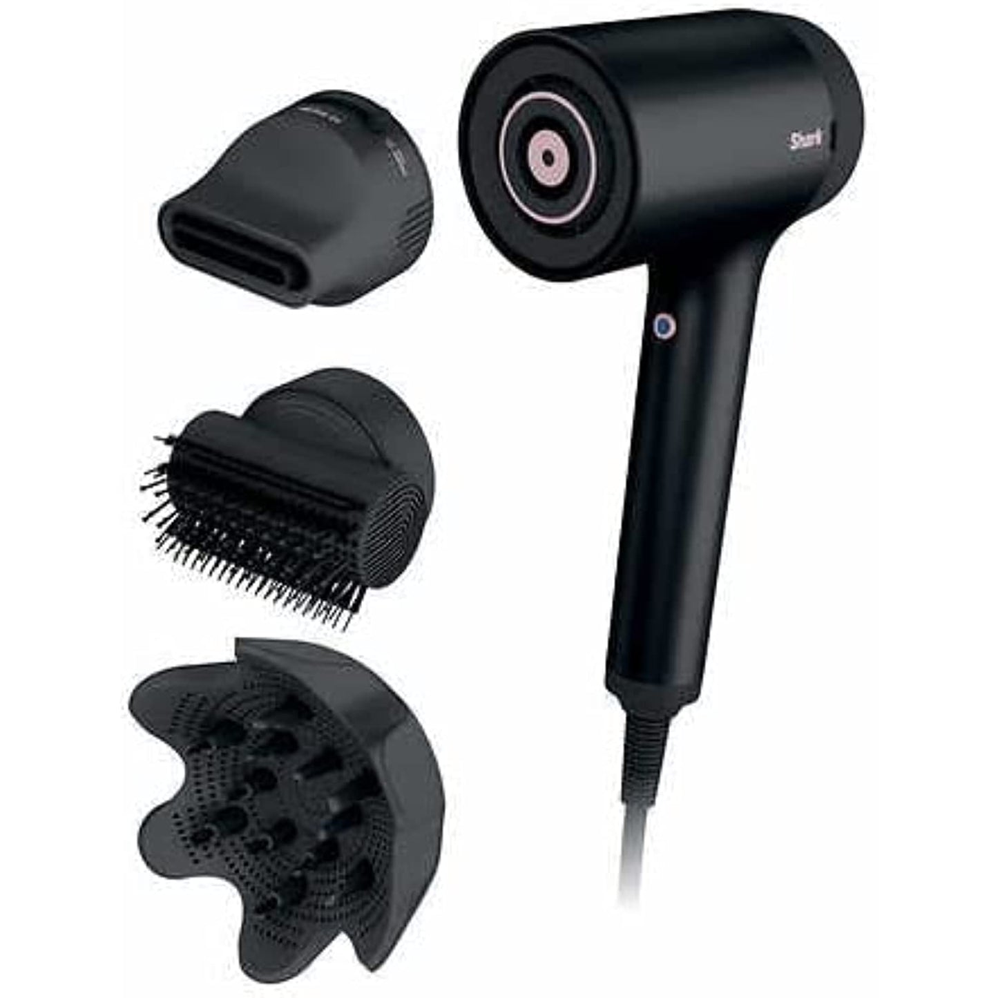 Shark HyperAir IQ Hair Dryer Ultra-Fast Drying. No Heat Damage. Styles That Last. (Black)