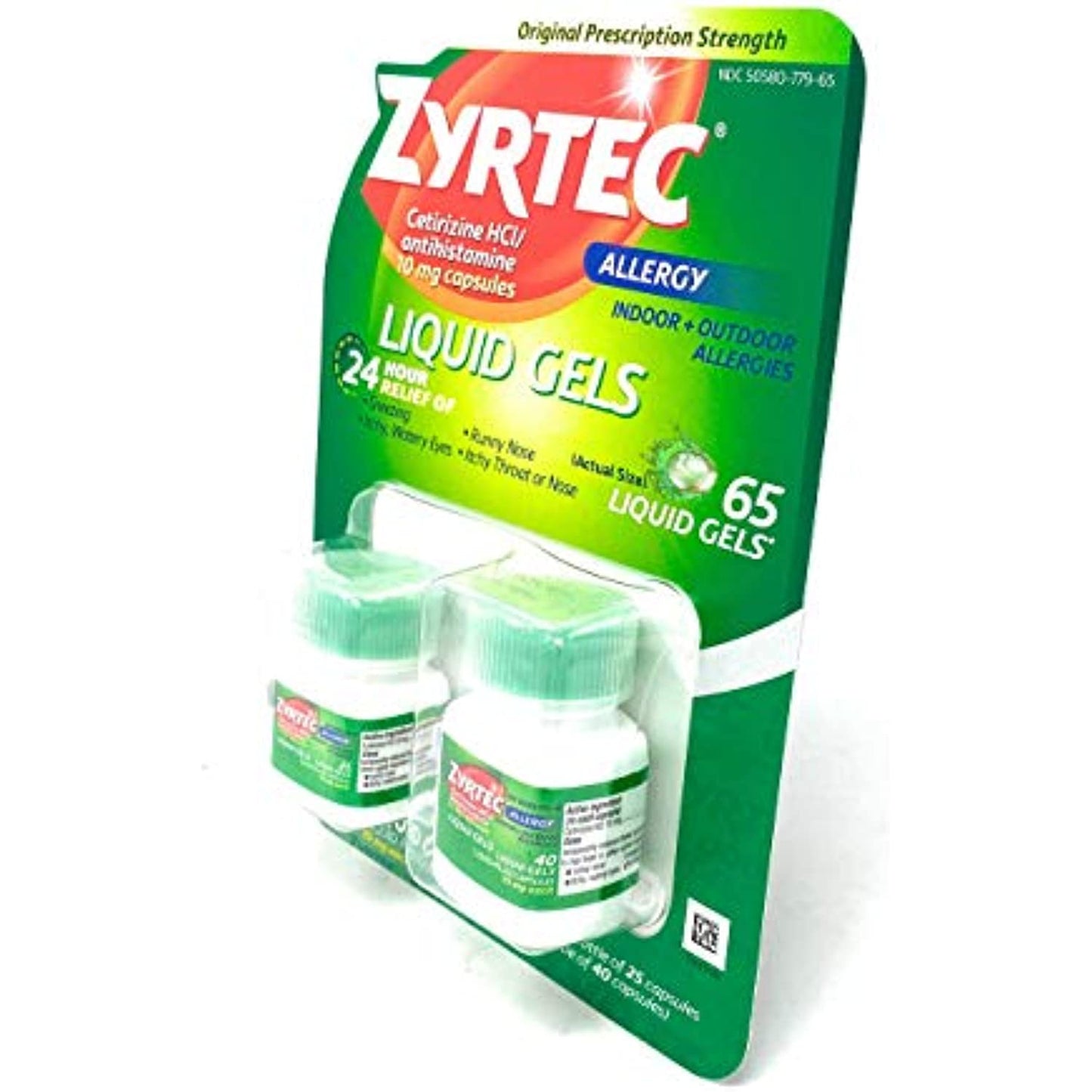 Zyrtec Liquid Gels, 65 Liquid Gels